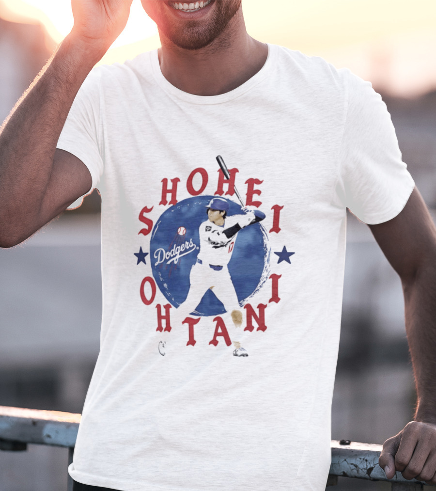 Shohei Ohtani Los Angeles Dodgers October Baseball Player Batter T-Shirt