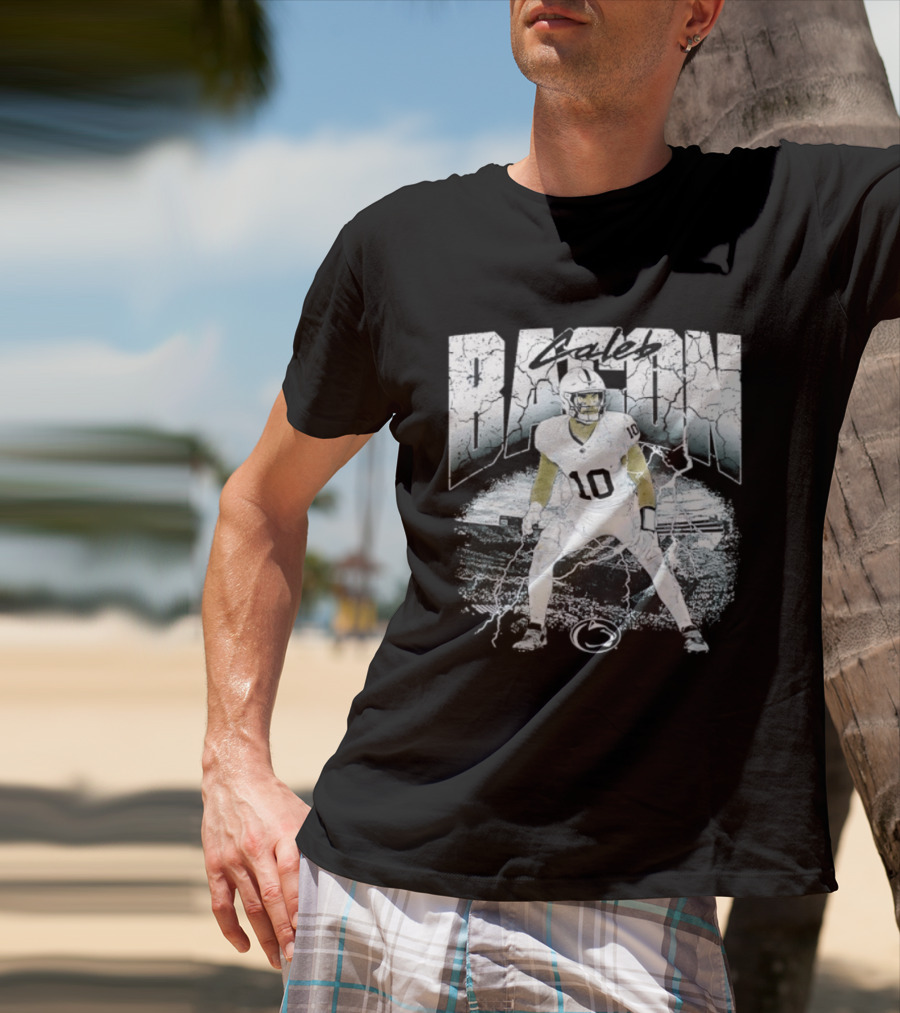 Caleb Bacon 10 Penn State Nittany Lions NCAA Football Player T-Shirt