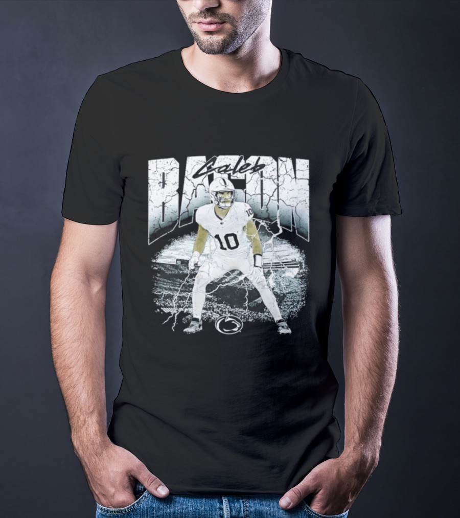 Caleb Bacon 10 Penn State Nittany Lions NCAA Football Player T-Shirt
