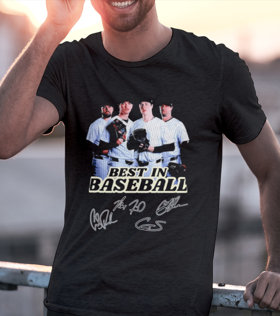 New York Yankees Best In Baseball MLB Team Champions T-Shirt