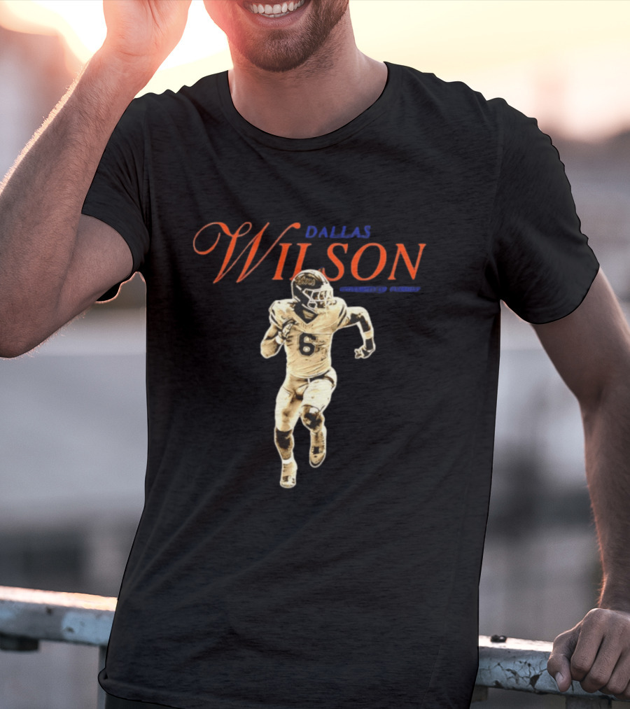 Dallas Wilson 6 University Of Florida Football NCAA T-Shirt