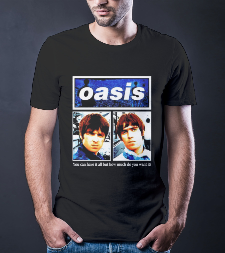 Oasis You Can Have It All But How Much Do You Want It Music Band T-Shirt