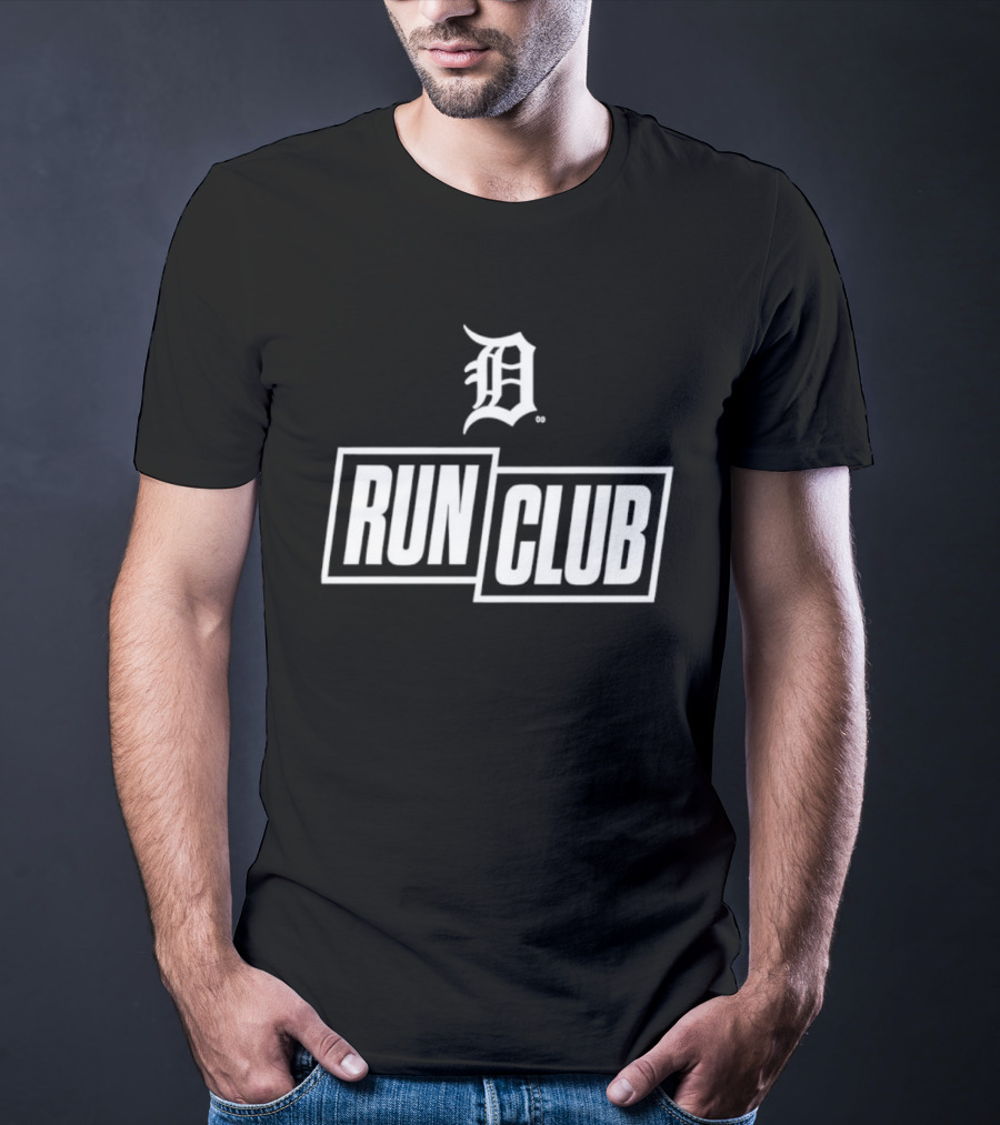 Detroit Tigers D Logo Run Club 2026 T-Shirt