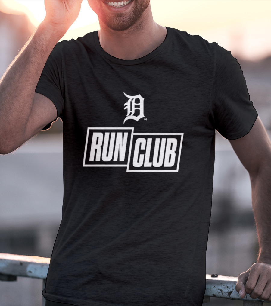 Detroit Tigers D Logo Run Club 2026 T-Shirt