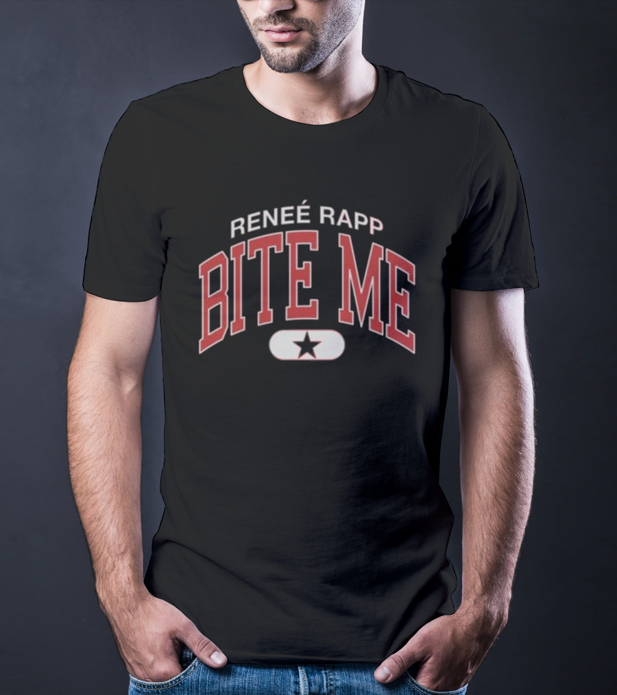 Renee Rapp Bite Me Black Star T-Shirt