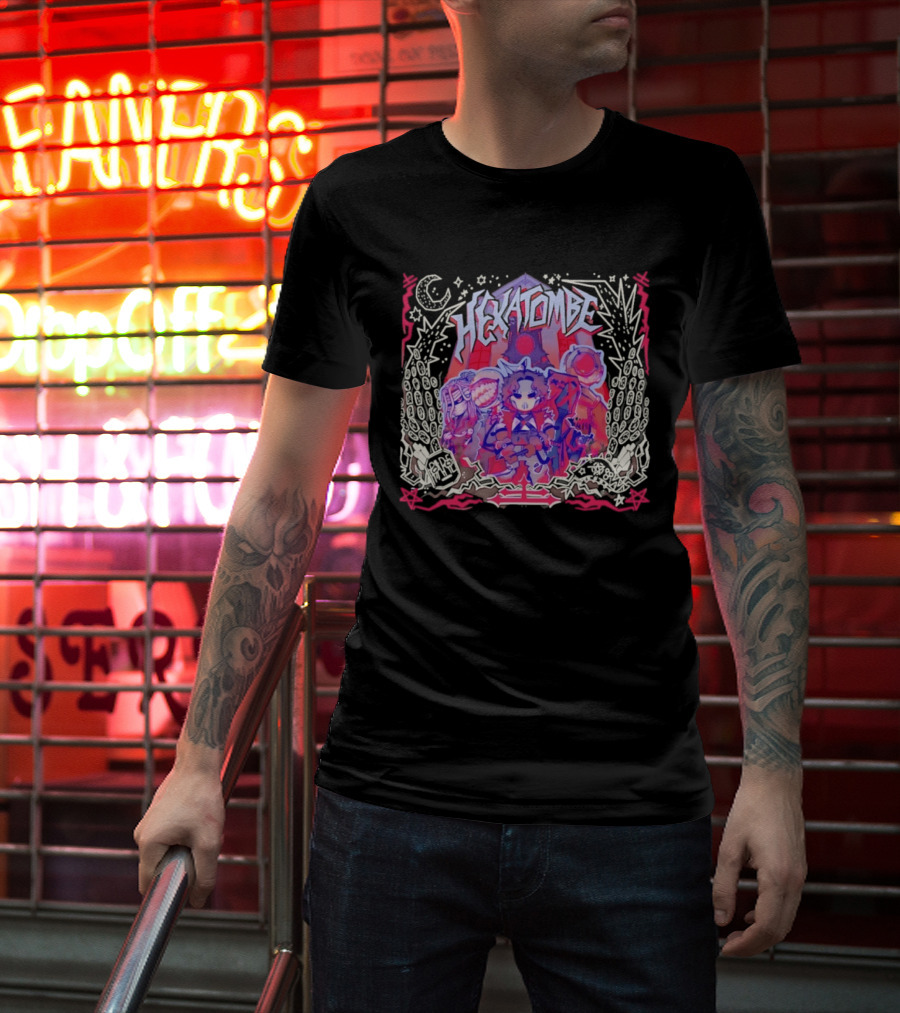 Hexatombe Paranormal Ordem Anime Characters Celestial T-Shirt