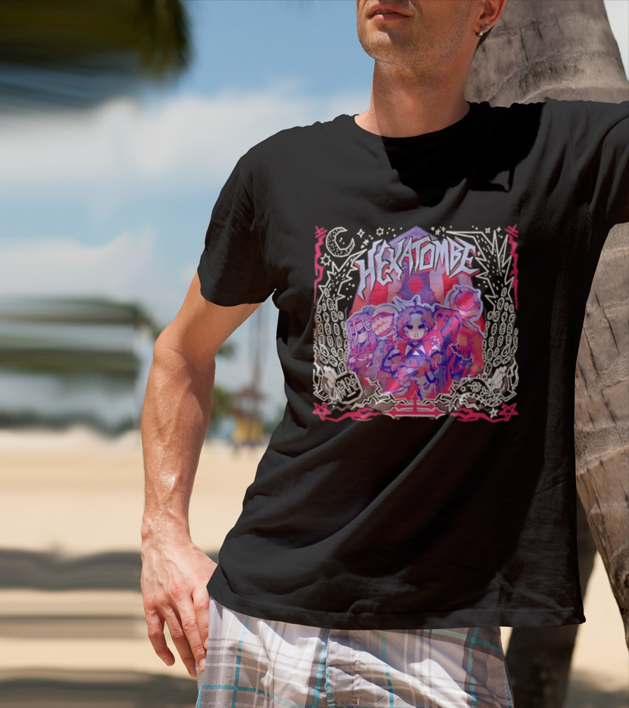Hexatombe Paranormal Ordem Anime Characters Celestial T-Shirt