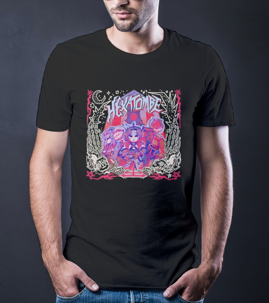 Hexatombe Paranormal Ordem Anime Characters Celestial T-Shirt