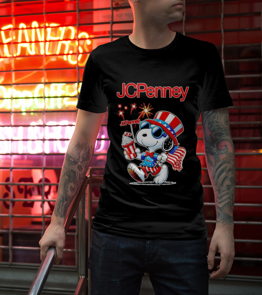 JCPenney Snoopy America 1776 2026 250th Anniversary Celebration T-Shirt