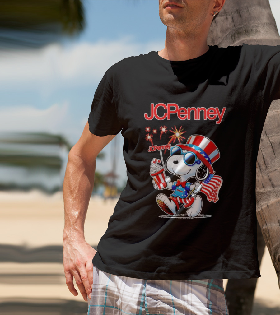 JCPenney Snoopy America 1776 2026 250th Anniversary Celebration T-Shirt