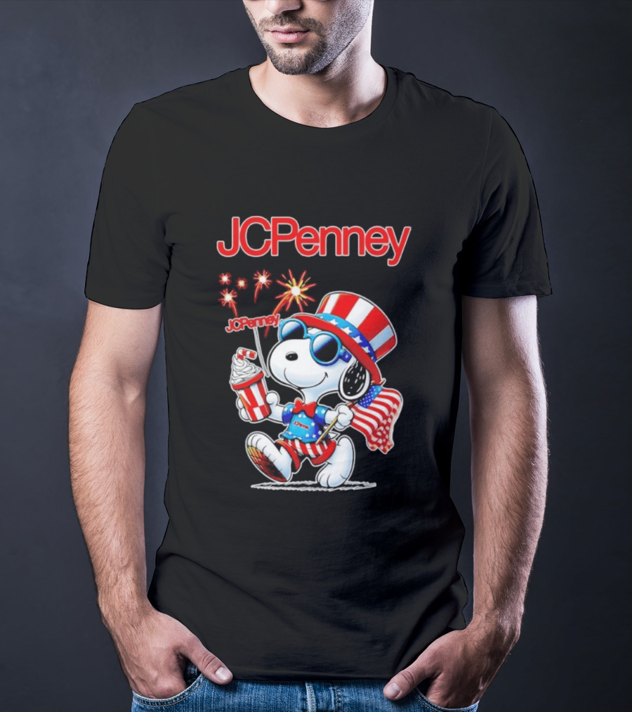 JCPenney Snoopy America 1776 2026 250th Anniversary Celebration T-Shirt