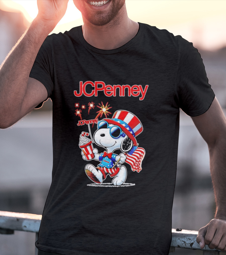 JCPenney Snoopy America 1776 2026 250th Anniversary Celebration T-Shirt