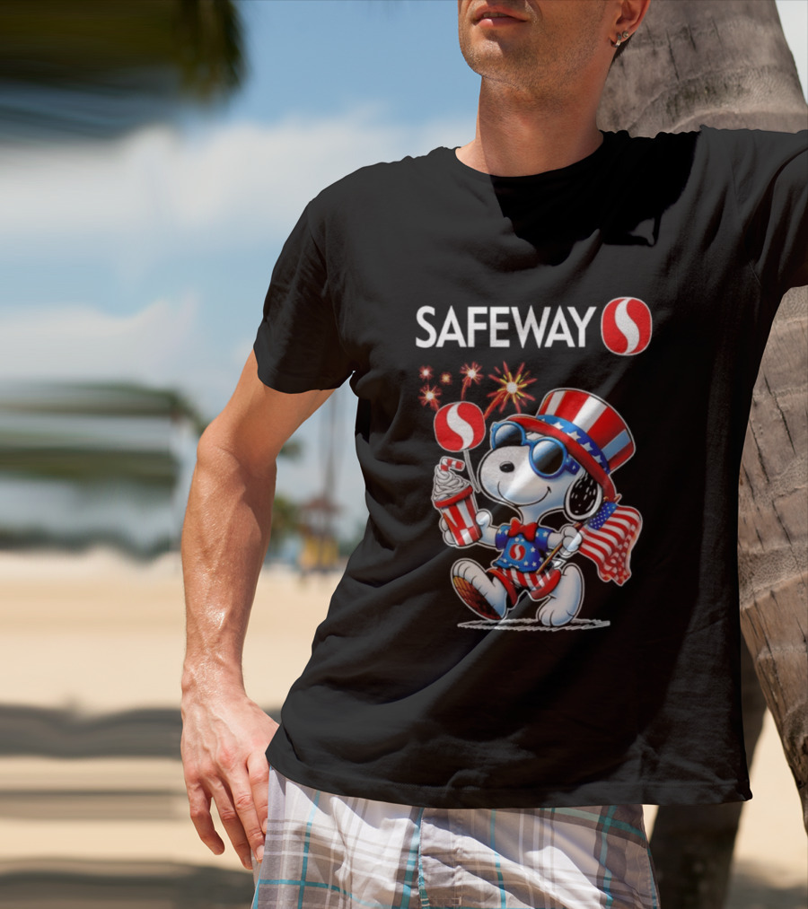 Snoopy Safeway 250th Anniversary 1776 2026 America Celebration T-Shirt