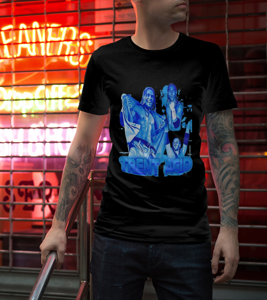 Trent Acid Wrestling Legend Blue Collage без буквы T-Shirt