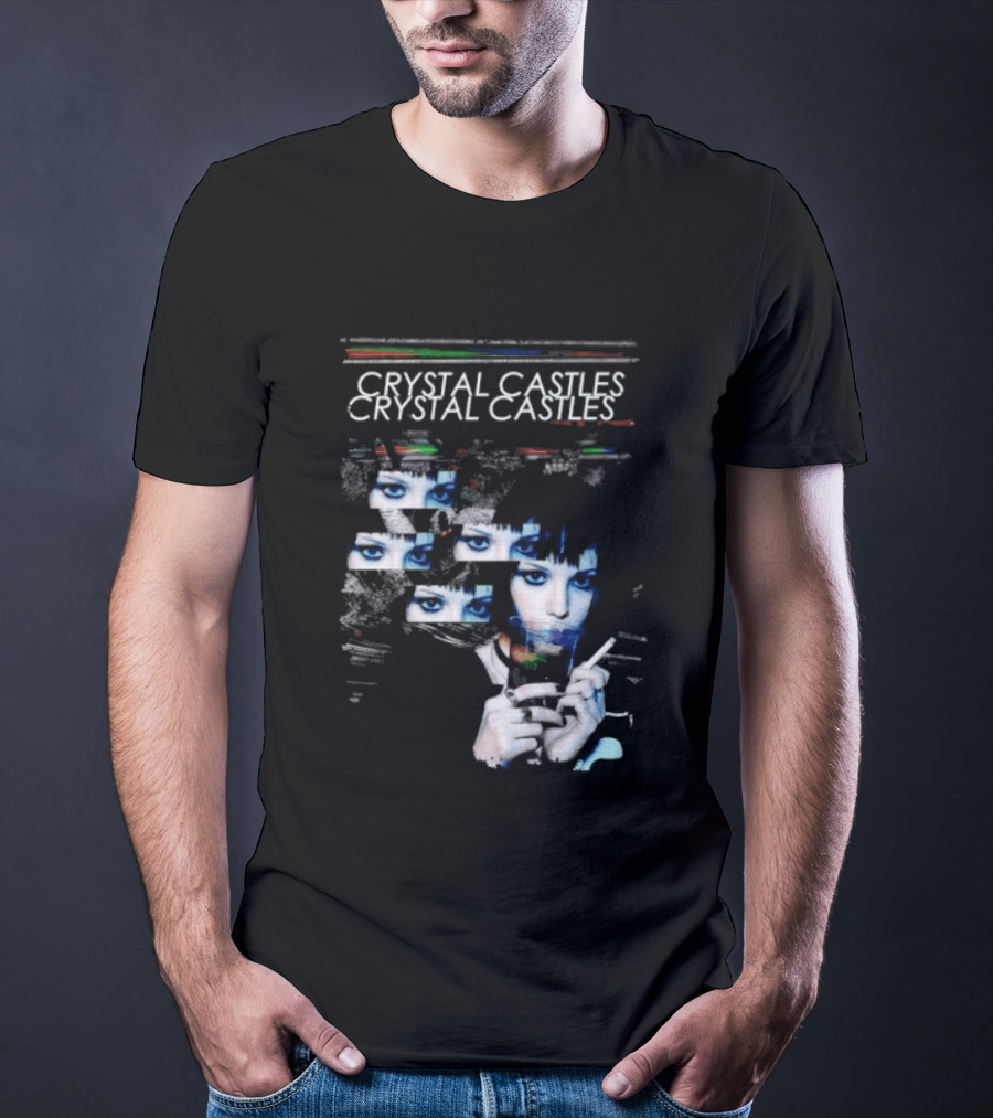 Crystal Castles Alice Glass Glitch T-Shirt