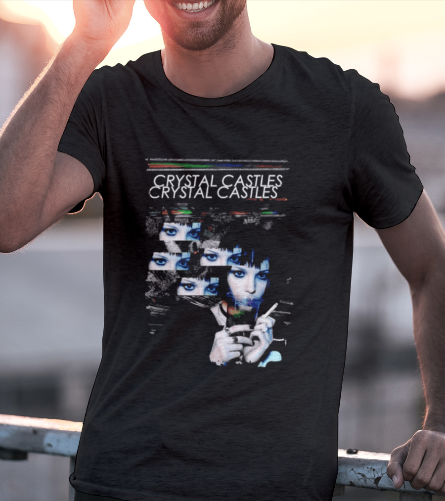 Crystal Castles Alice Glass Glitch T-Shirt