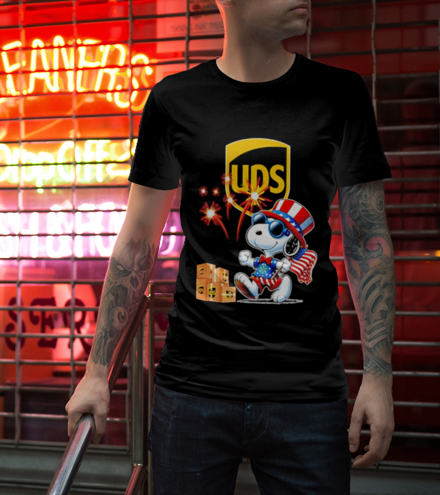 Snoopy UPS 250th Anniversary America 1776 2026 Celebration T-Shirt