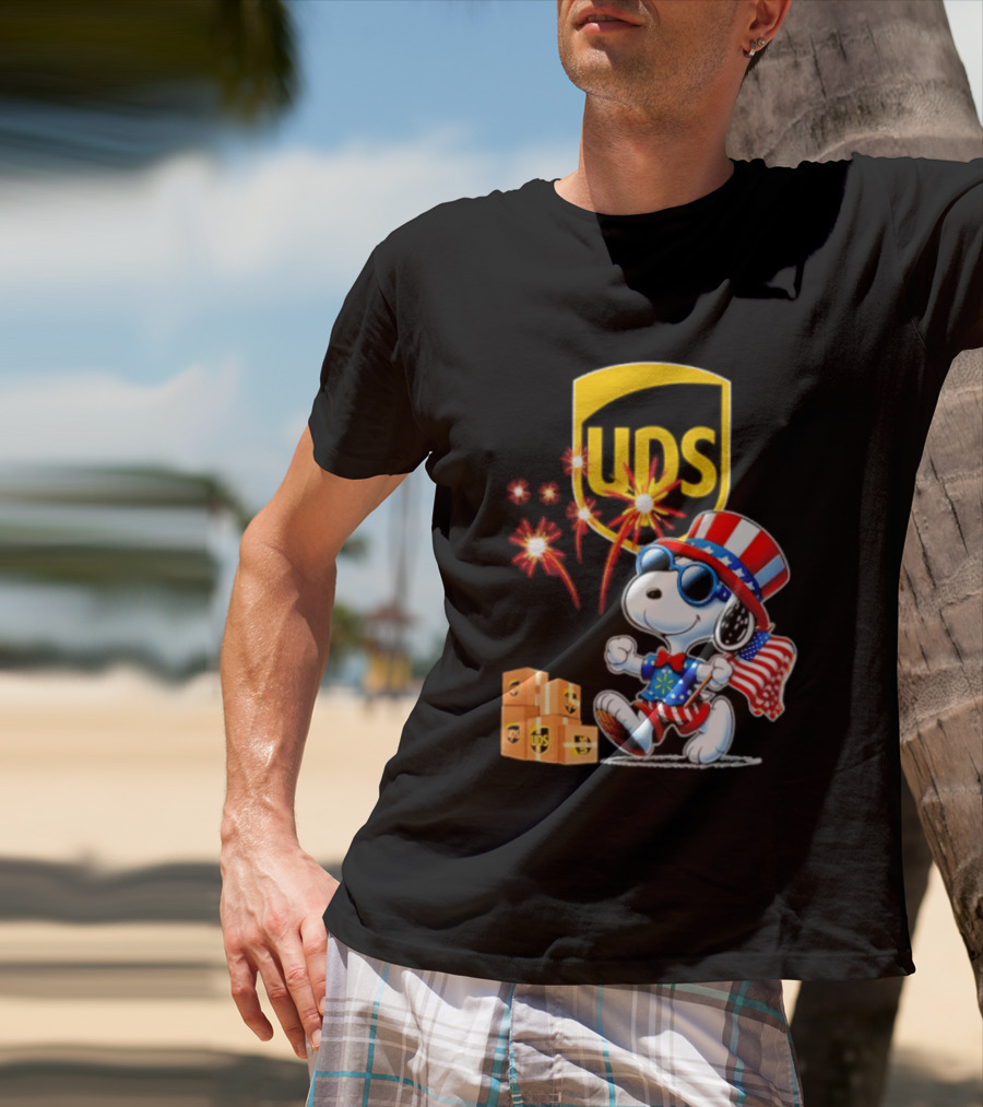 Snoopy UPS 250th Anniversary America 1776 2026 Celebration T-Shirt