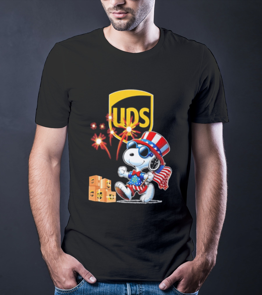 Snoopy UPS 250th Anniversary America 1776 2026 Celebration T-Shirt