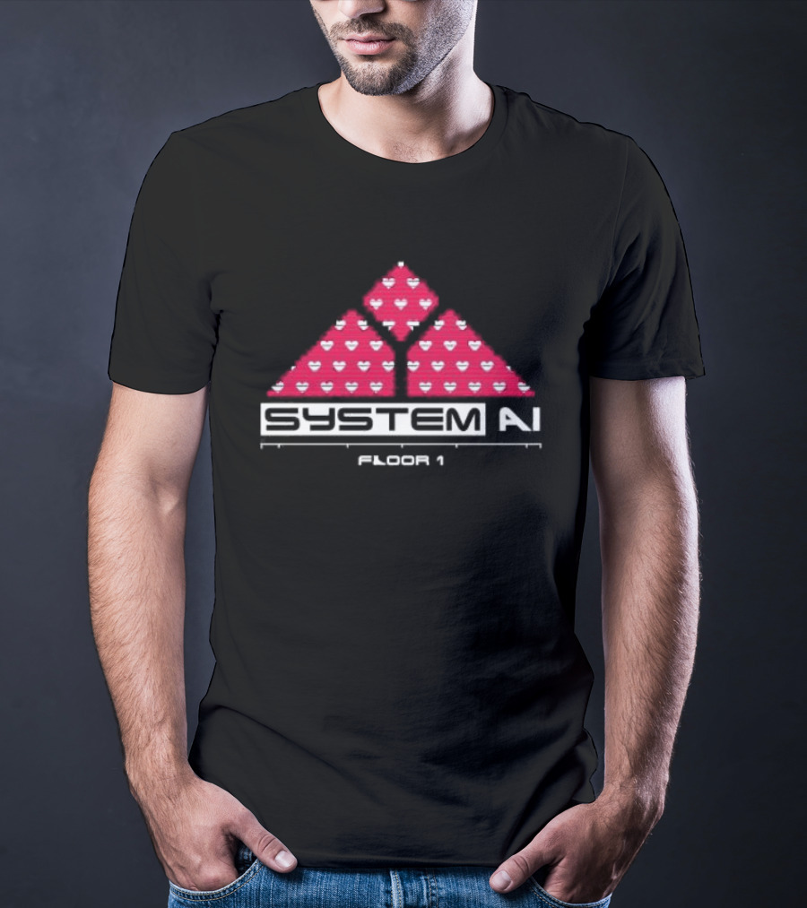 System AI Floor 1 Triangular Heart T-Shirt