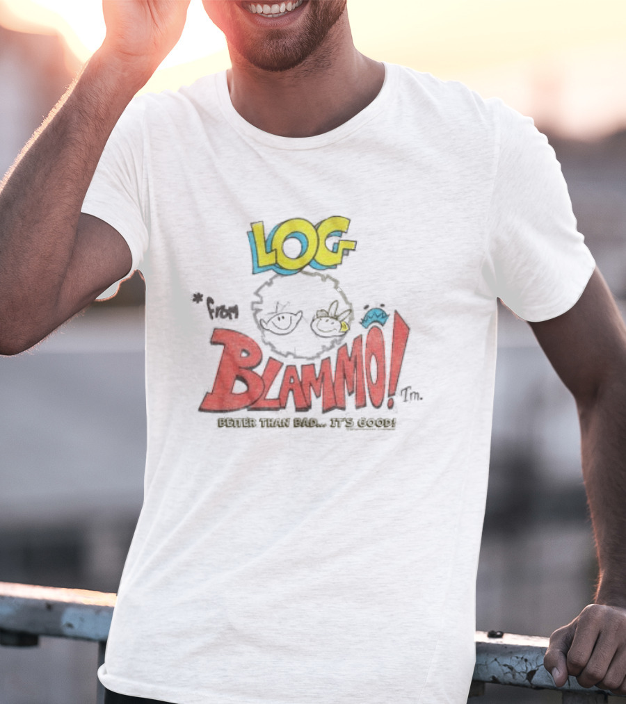 Log Blammo Better Than Bad It's Good Ren & Stimpy T-Shirt