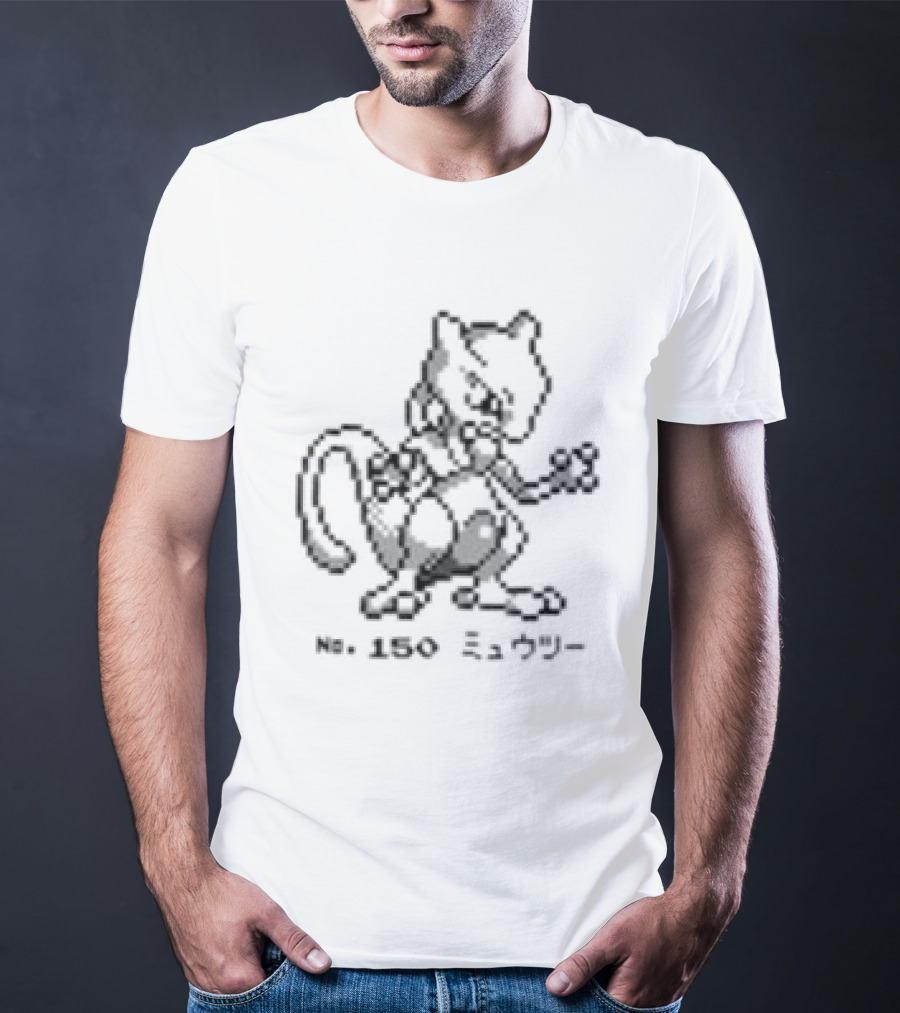 BTS RM Namjoon Uniqlo UT Pokemon Mewtwo Maitreya Fanglobal Collaboration T-Shirt