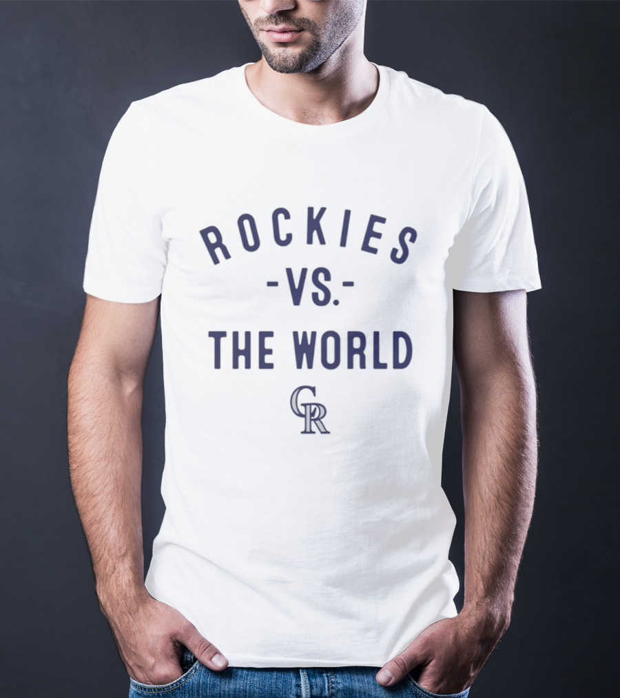 Rockies Vs The World CR 2026 MLB Season Colorado T-Shirt