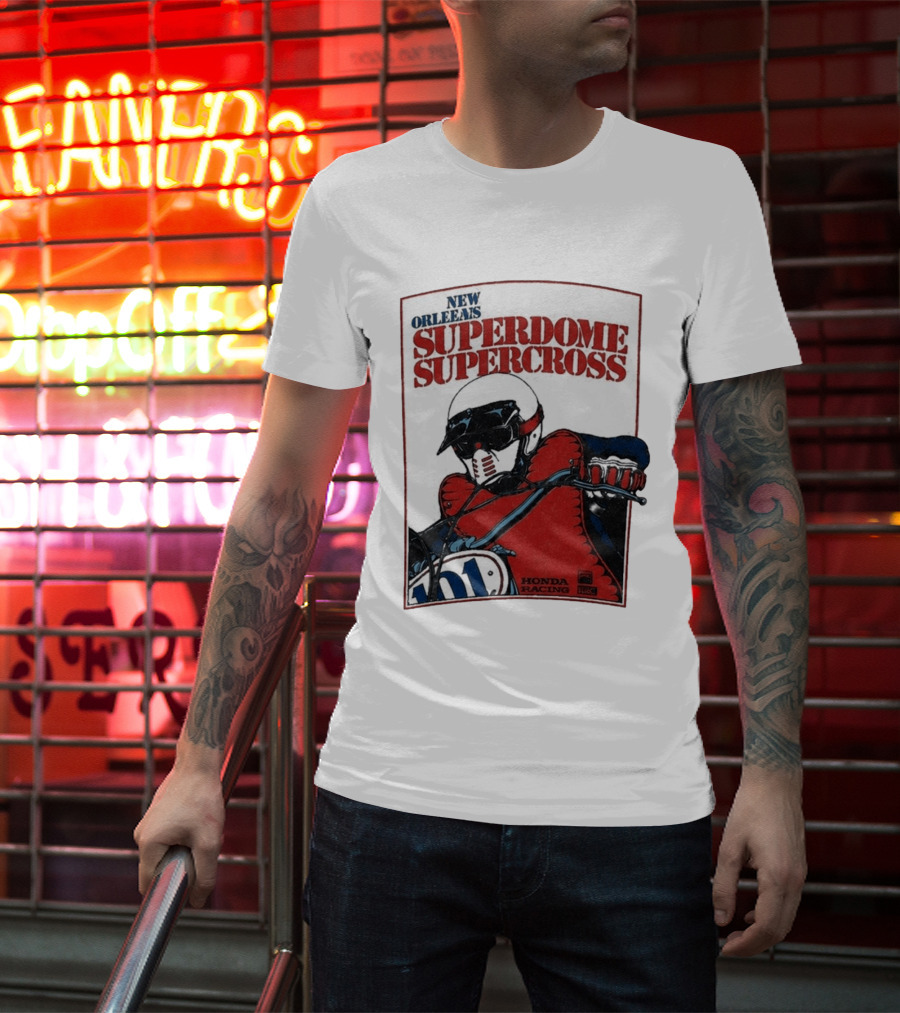 New Orleans Superdome Supercross Honda Racing 101 T-Shirt