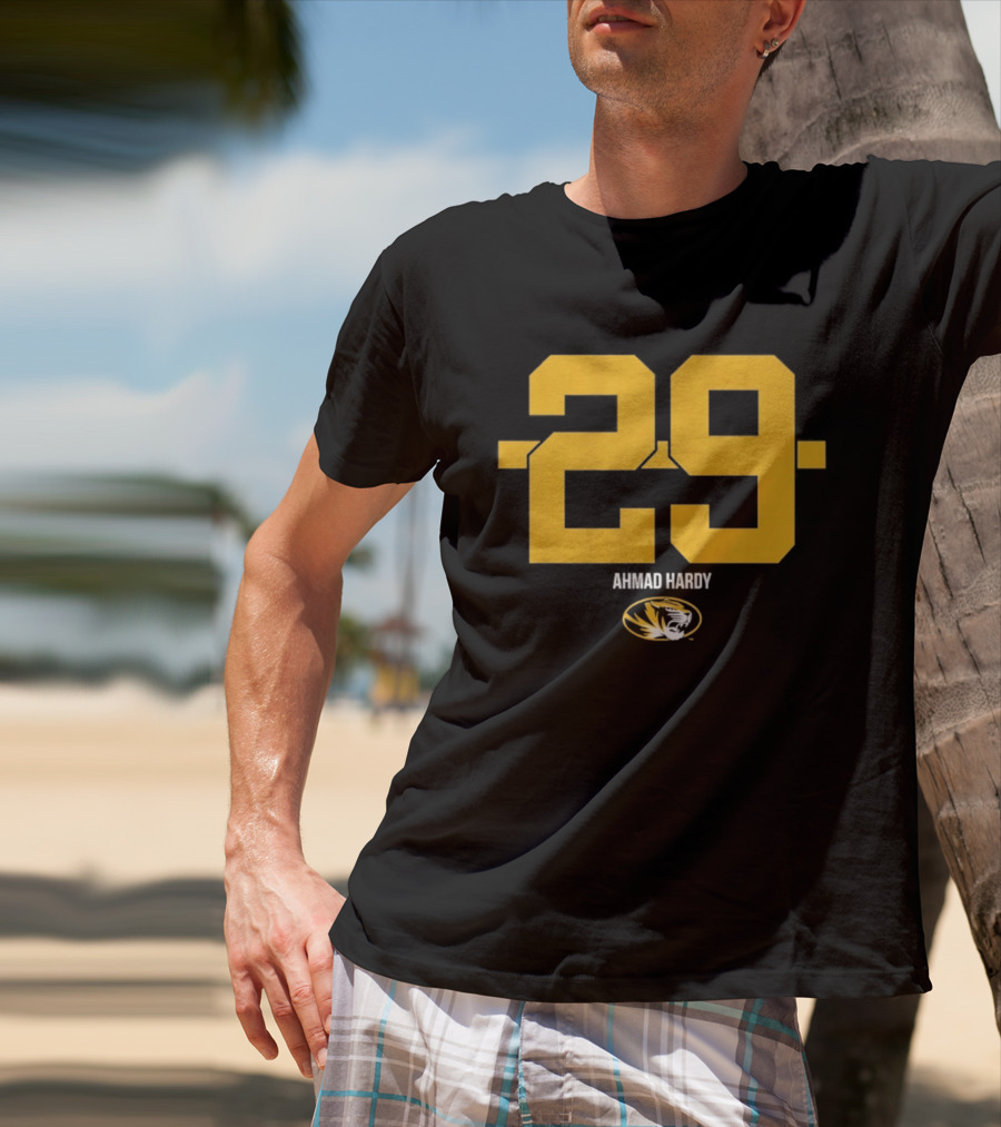 Ahmad Hardy 29 Missouri Tigers NCAA Football T-Shirt