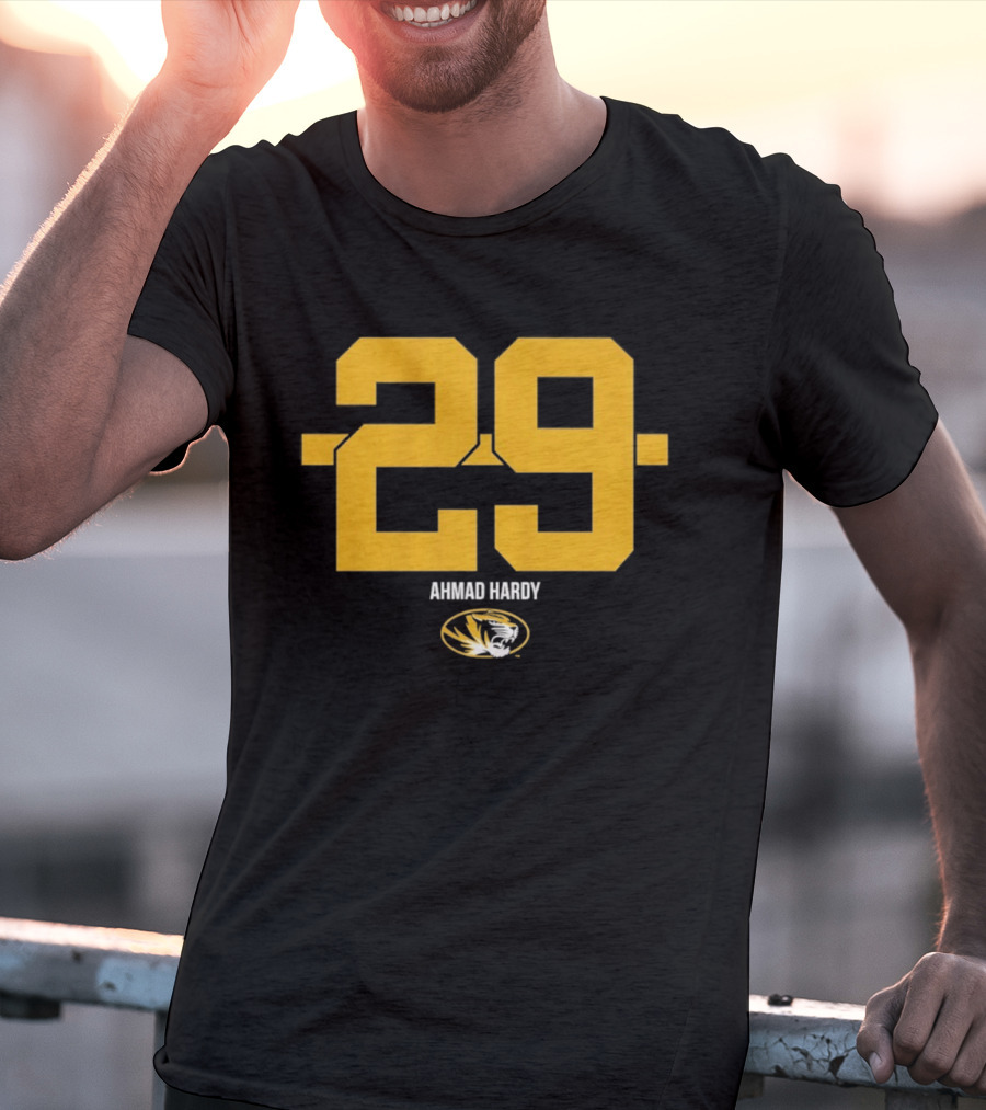 Ahmad Hardy 29 Missouri Tigers NCAA Football T-Shirt