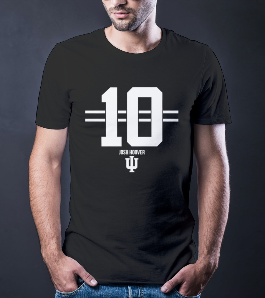 Josh Hoover 10 Indiana Hoosiers NCAA Football IU T-Shirt