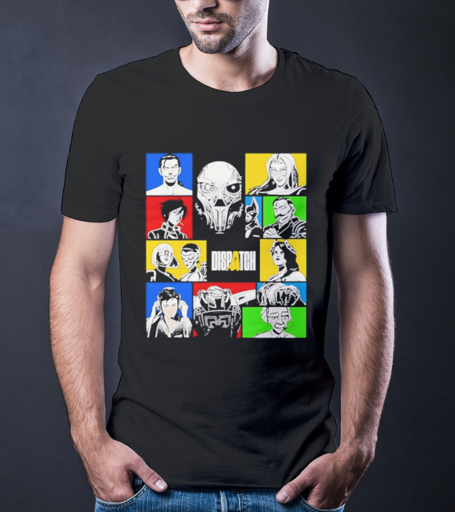 Blizzard Entertainment Over Hero Ensemble Characters T-Shirt