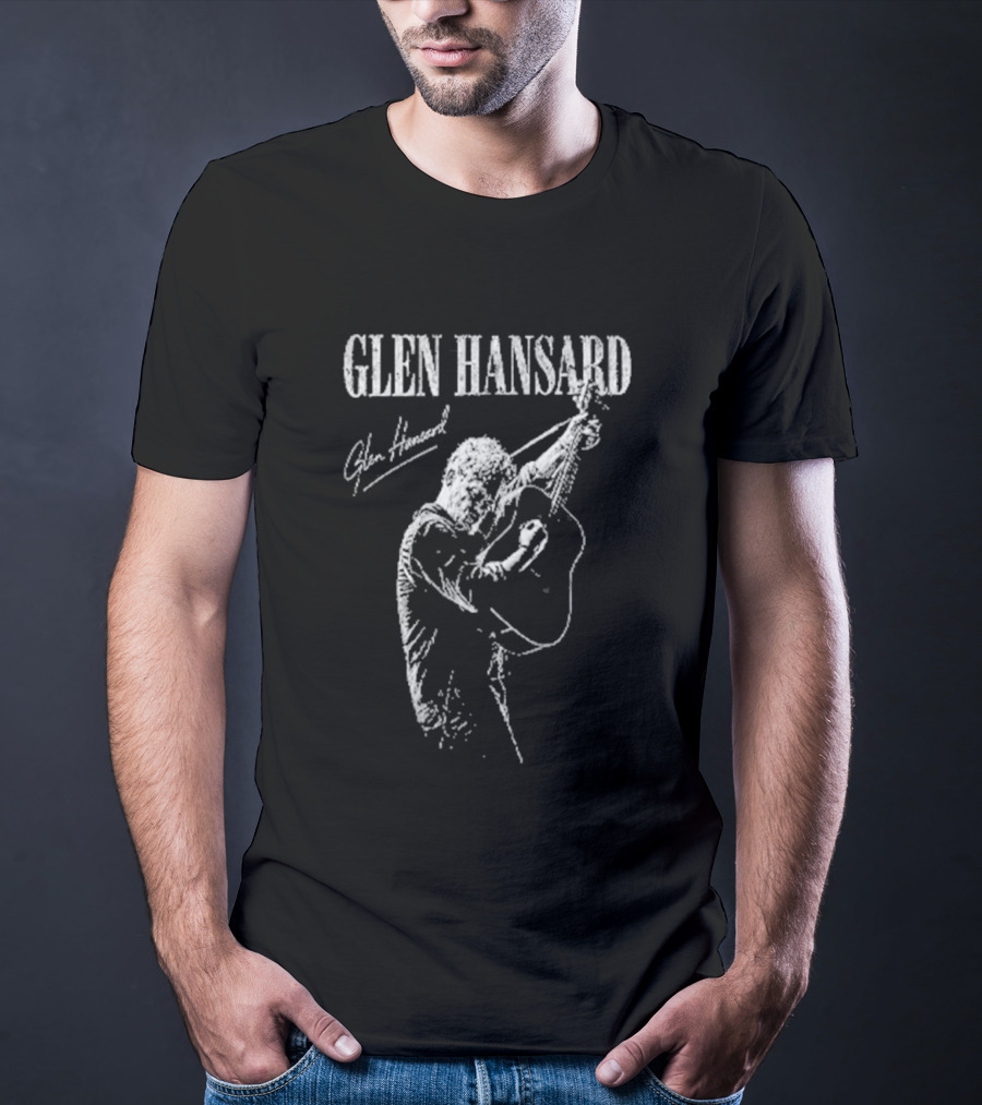 Glen Hansard Signature With Guitar Player T-Shirt