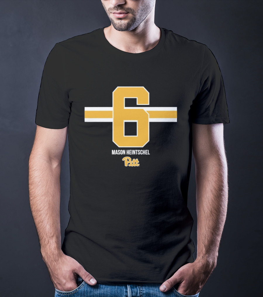 Mason Heintschel 6 Pitt Panthers NCAA Football T-Shirt