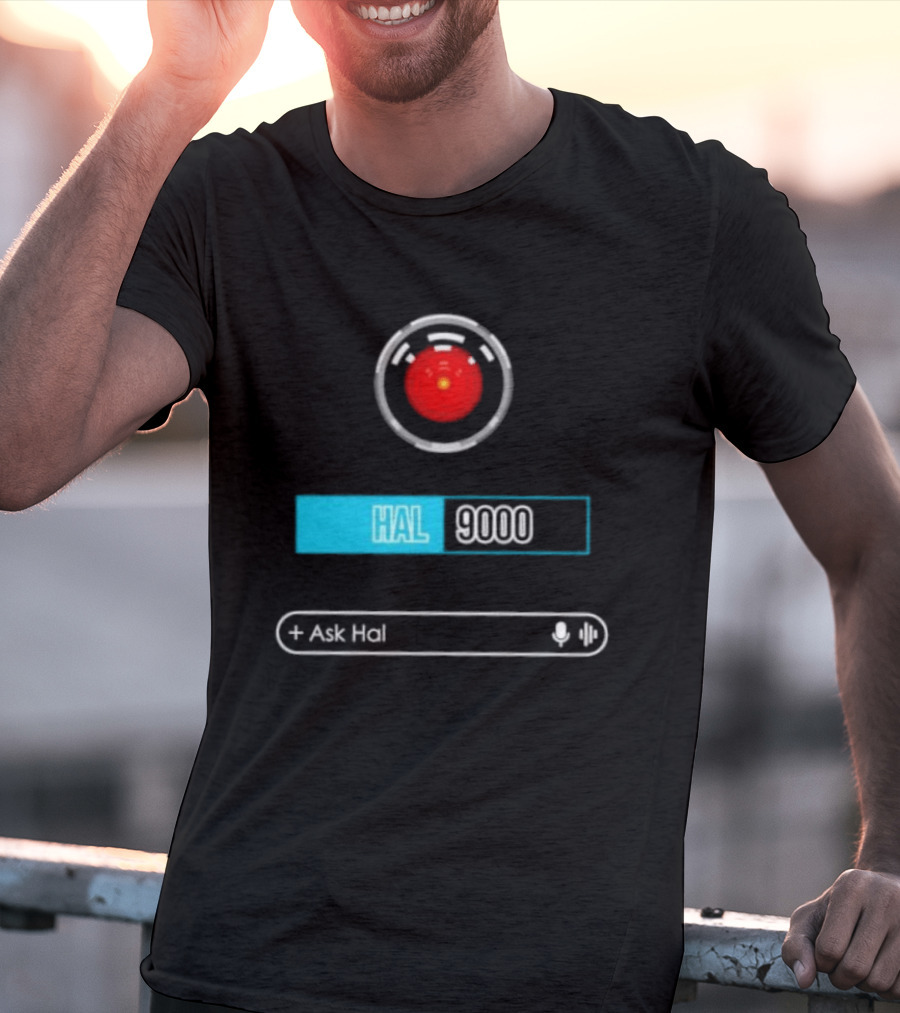 HAL 9000 Interface Ask Hal 2001 A Space Odyssey T-Shirt