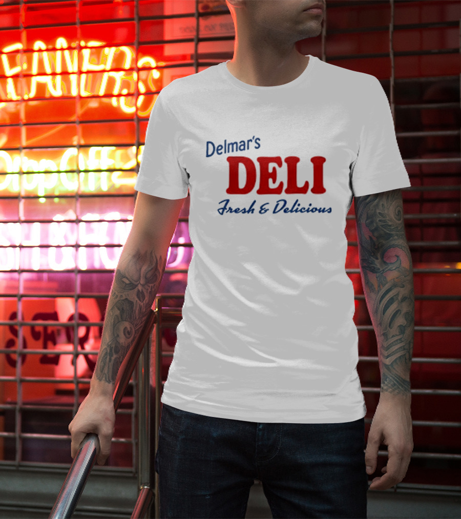 Delmar's Deli Fresh And Delicious Peter Parker 2026 Spider Man Brand New Day T-Shirt