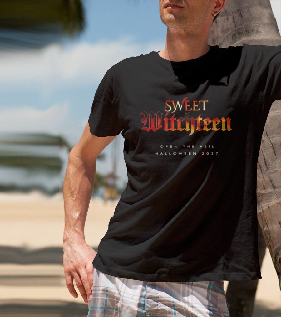 Sweet Witchteen Open The Veil Halloween 2027 Celebration T-Shirt