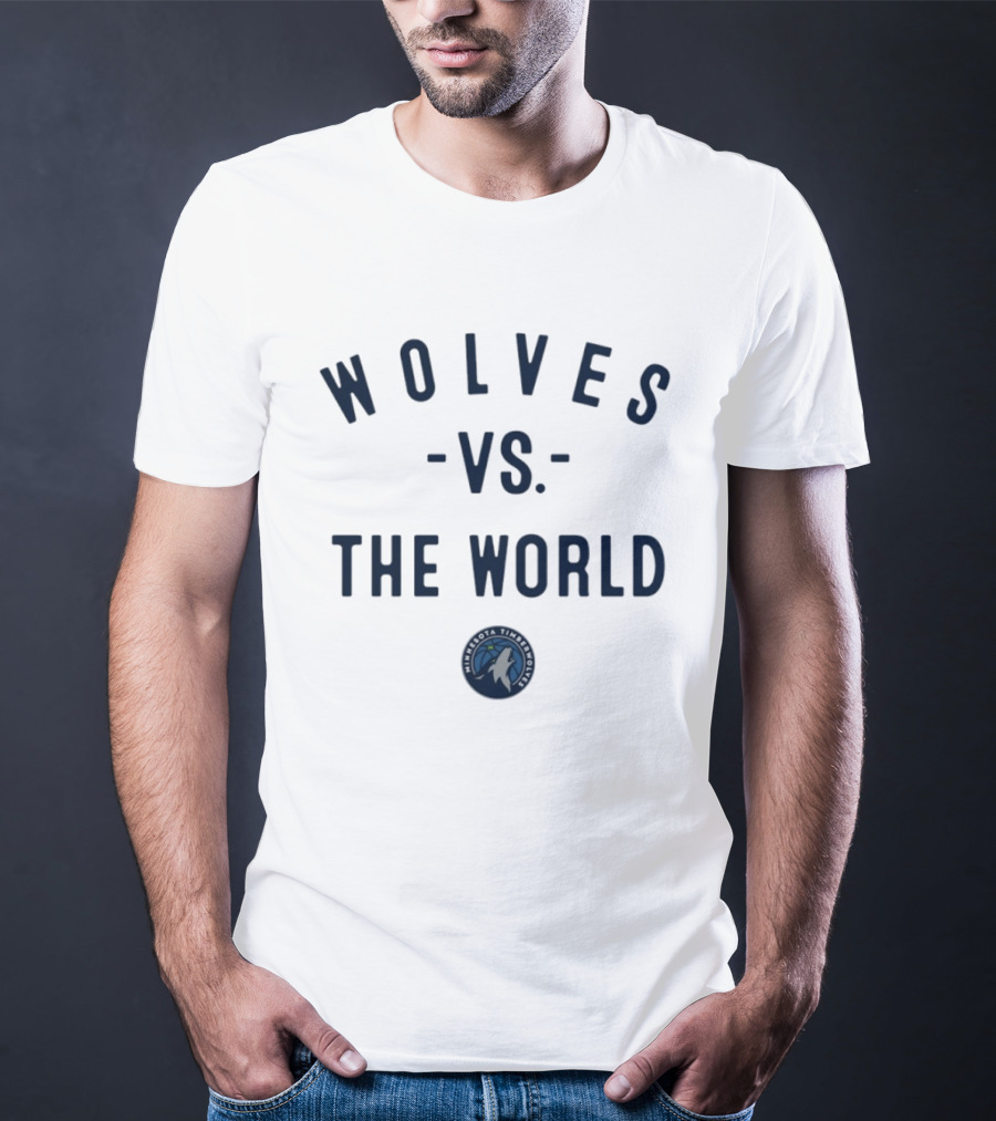 Wolves Vs The World Minnesota Timberwolves NBA 2026 T-Shirt