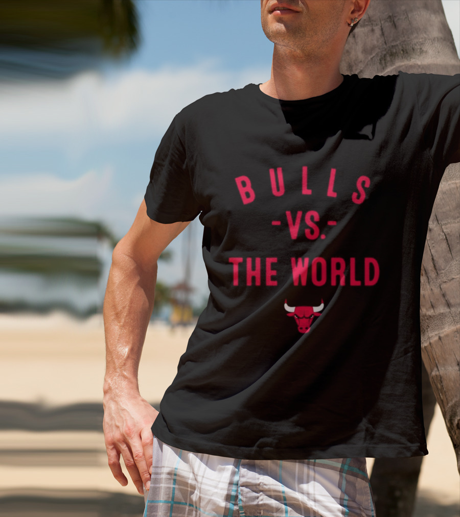 Chicago Bulls Vs The World NBA 2026 Bulls Face Nowbes T-Shirt