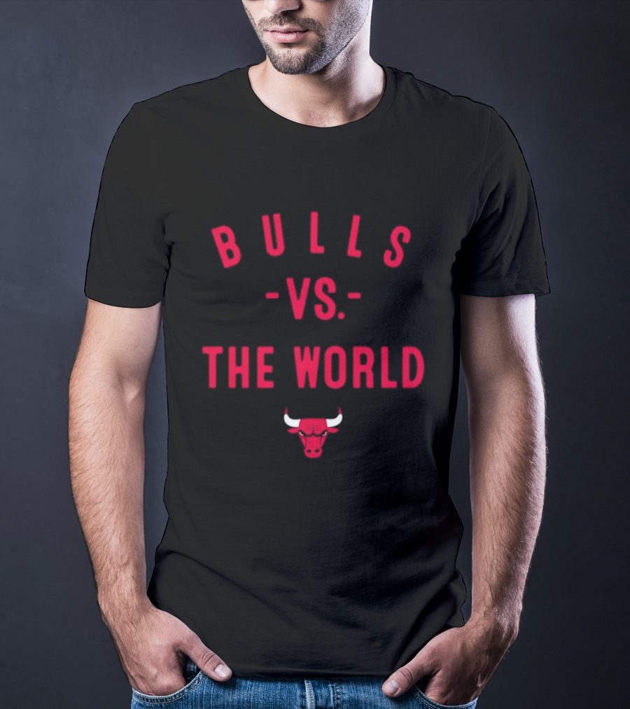Chicago Bulls Vs The World NBA 2026 Bulls Face Nowbes T-Shirt
