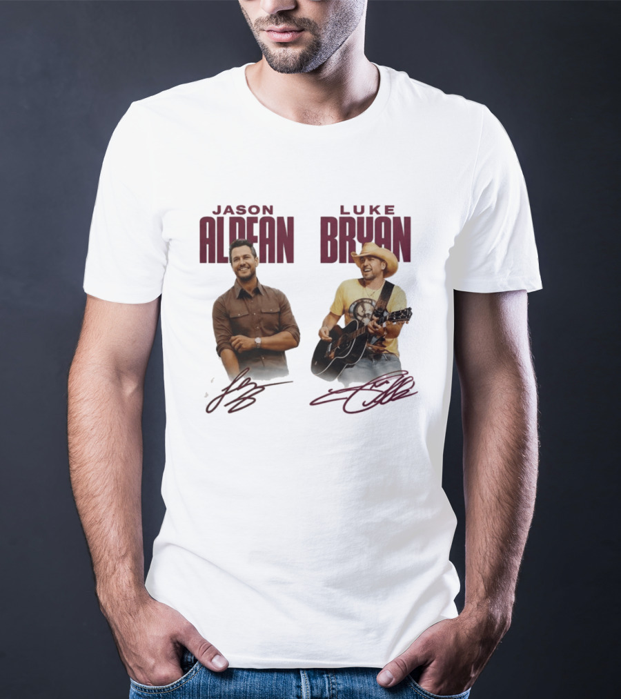 Montana Grizzlies Jason Aldean Luke Bryan Collaboration T-Shirt
