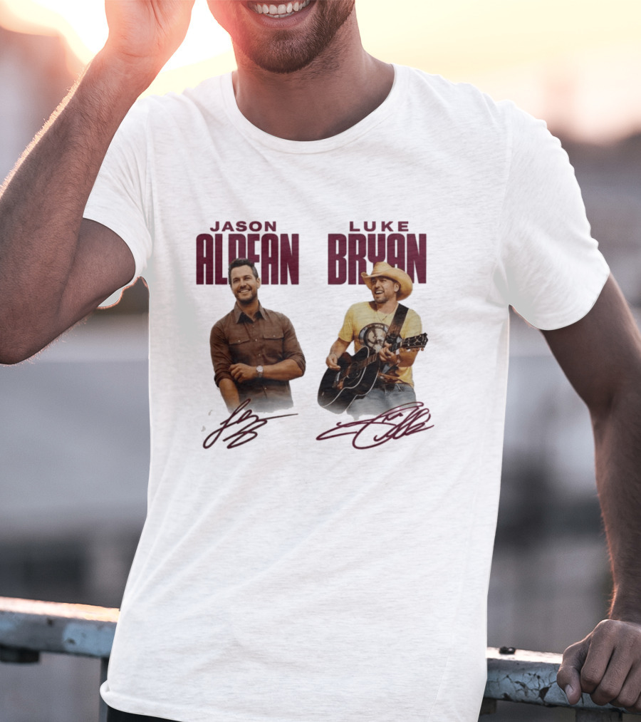 Montana Grizzlies Jason Aldean Luke Bryan Collaboration T-Shirt
