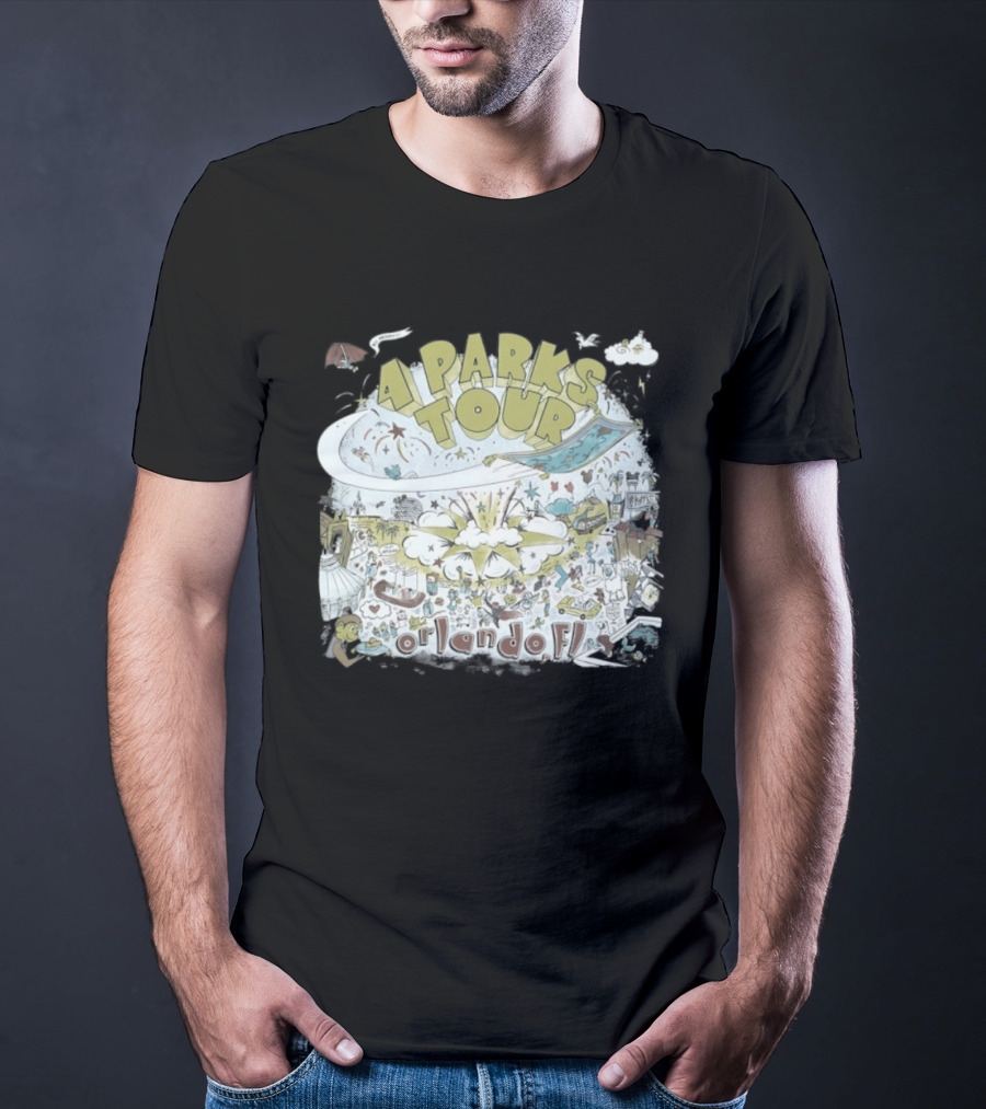 Dookie 4 Parks Tour Orlando FL Colorful Adventure T-Shirt