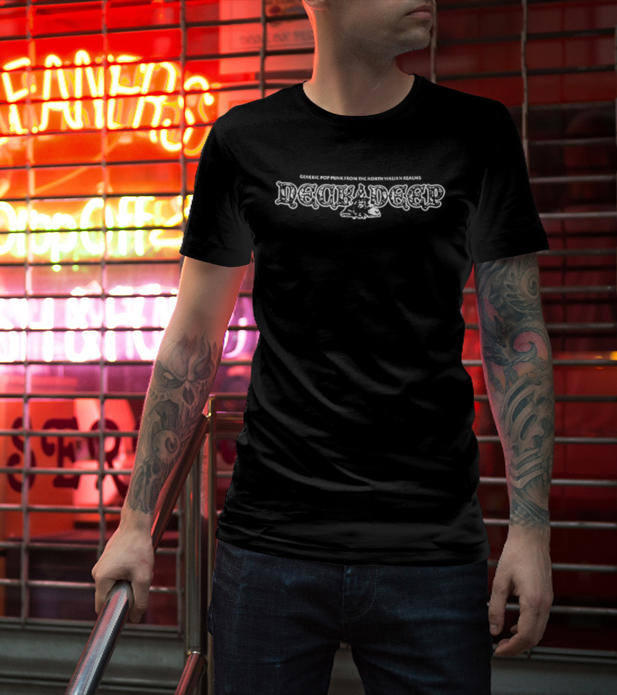 Generic Pop Punk Decapitated Northern Walian Realms Upon Moonlit Night 2 Sided T-Shirt