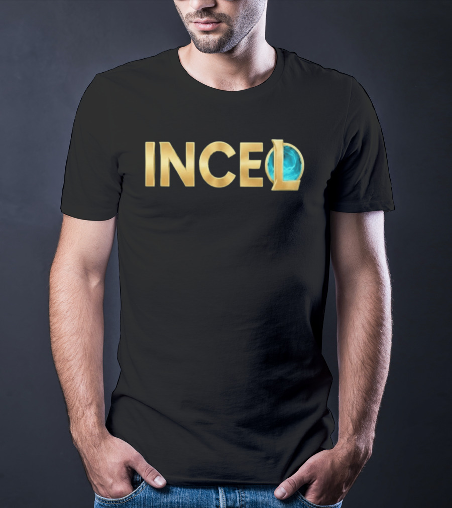 League Of Legends Incel Text With Blue Sphere Element T-Shirt