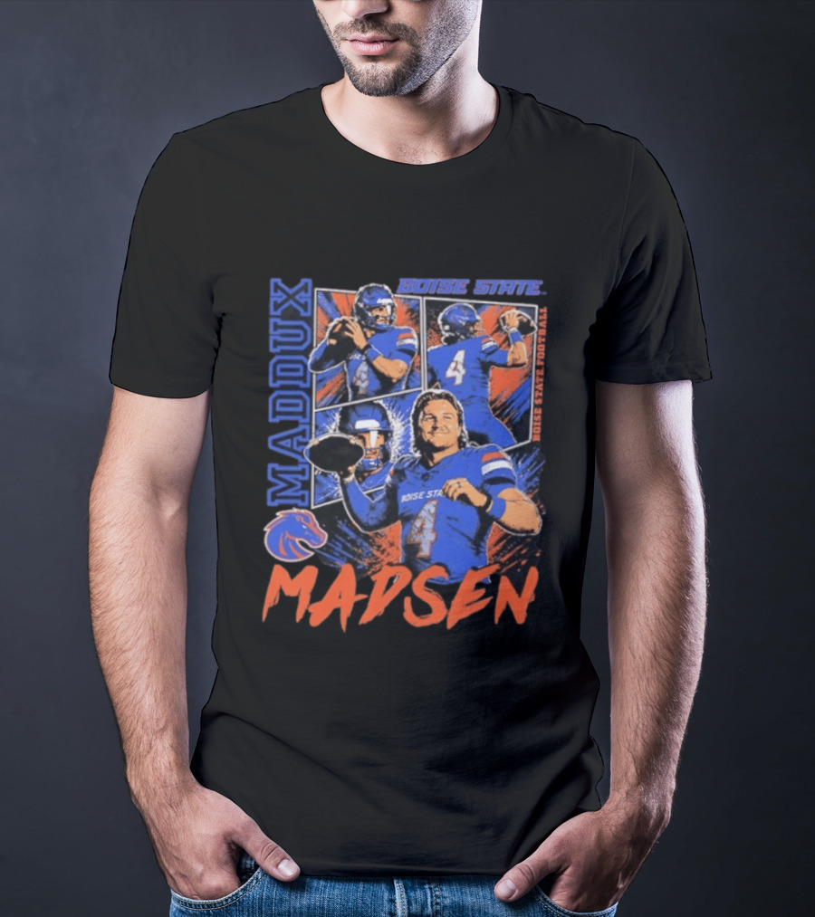 Maddux Madsen Boise State Broncos Football 2026 Big Ten Media Days T-Shirt