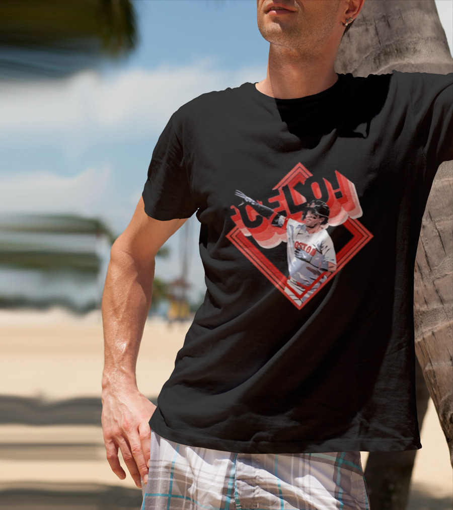 Boston Red Sox Marcelo Mayer Baseball Star Pose T-Shirt