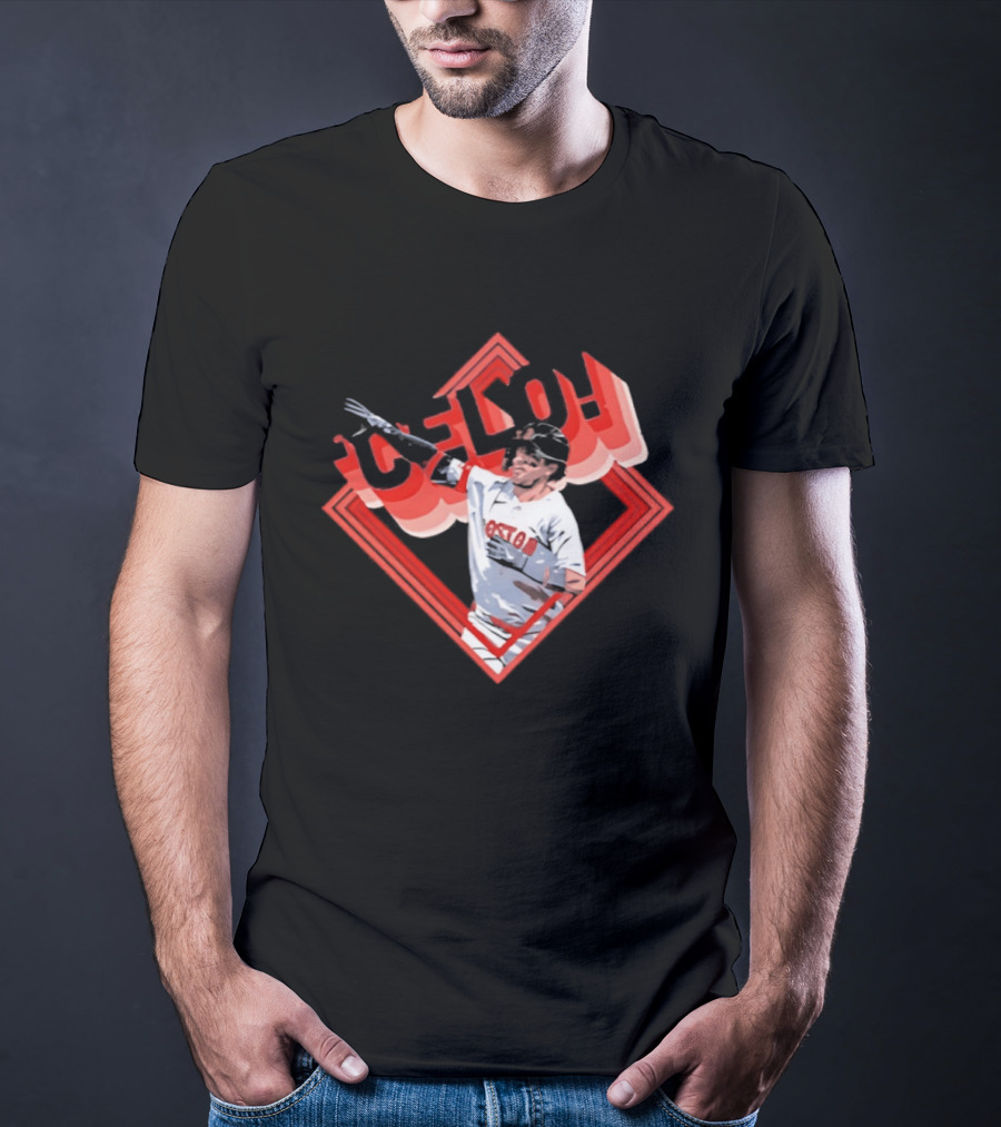 Boston Red Sox Marcelo Mayer Baseball Star Pose T-Shirt
