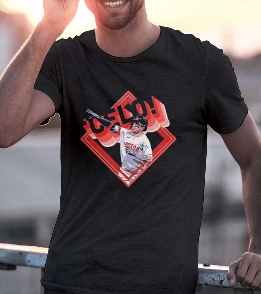 Boston Red Sox Marcelo Mayer Baseball Star Pose T-Shirt