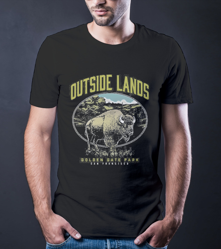 Outside Lands Golden Gate Park Bison San Francisco 2026 California T-Shirt
